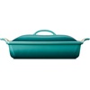 image:imageLe Creuset Stoneware Covered Rectangular Casserole 12 x 9 Nectar  4 qt 12 x 9Riviera