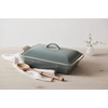 image:imageLe Creuset Stoneware Covered Rectangular Casserole 12 x 9 Nectar  4 qt 12 x 9Sea Salt