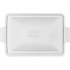 image:imageLe Creuset Stoneware Covered Rectangular Casserole 12 x 9 Nectar  4 qt 12 x 9White
