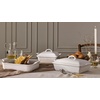 image:imageLe Creuset Stoneware Covered Rectangular Casserole 12 x 9 Nectar  4 qt 12 x 9White