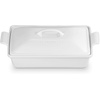 image:imageLe Creuset Stoneware Covered Rectangular Casserole 12 x 9 Nectar  4 qt 12 x 9White