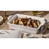 image:imageLe Creuset Stoneware Covered Rectangular Casserole 12 x 9 Nectar  4 qt 12 x 9White