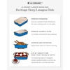 image:imageLe Creuset Stoneware Deep Rectangular Lasagna Dish 675 qt NectarNectar