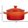 image:imageLe Creuset Stoneware Mini Round Cocotte 8oz NectarFlame