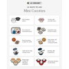 image:imageLe Creuset Stoneware Mini Round Cocotte 8oz NectarPeche
