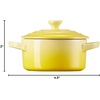 image:imageLe Creuset Stoneware Mini Round Cocotte 8oz NectarSoleil