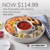 image:imageLe Creuset Stoneware Oval Chip amp Dip Platter amp Mini Cocotte Set CeriseOyster