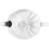 image:imageLe Creuset Stoneware Pumpkin Gravy Boat with Lid 14 oz LicoriceWhite