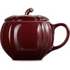 image:imageLe Creuset Stoneware Pumpkin Mug with Lid 14 oz NectarGarnet