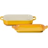 image:imageLe Creuset Stoneware Rectangular Dish with Platter Lid 3 qt NectarNectar
