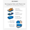 image:imageLe Creuset Stoneware Rectangular Dish with Platter Lid 3 qt NectarNectar