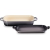 image:imageLe Creuset Stoneware Rectangular Dish with Platter Lid 3 qt NectarOyster