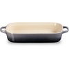 image:imageLe Creuset Stoneware Rectangular Dish with Platter Lid 3 qt NectarOyster
