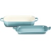 image:imageLe Creuset Stoneware Rectangular Dish with Platter Lid 3 qt NectarSea Salt