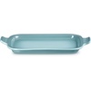 image:imageLe Creuset Stoneware Rectangular Dish with Platter Lid 3 qt NectarSea Salt