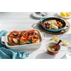 image:imageLe Creuset Stoneware Rectangular Dish with Platter Lid 3 qt NectarWhite