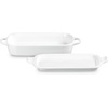 image:imageLe Creuset Stoneware Rectangular Dish with Platter Lid 3 qt NectarWhite