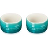 image:imageLe Creuset Stoneware Round Straight Wall Ramekin Set of 2 Nectar  Set of 2 7 oz EachRiviera