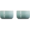 image:imageLe Creuset Stoneware Round Straight Wall Ramekin Set of 2 Nectar  Set of 2 7 oz EachSea Salt
