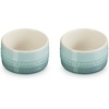 image:imageLe Creuset Stoneware Round Straight Wall Ramekin Set of 2 Nectar  Set of 2 7 oz EachSea Salt