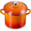 image:imageLe Creuset Enamel on Steel Traditional Stockpot 6 qt WhiteGoldFlame