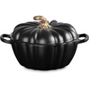 image:imageLe Creuset Enameled Cast Iron Signature Pumpkin Cocotte 4 qt NectarLicorice