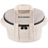 image:imageLe Creuset Large Round Tote Bag Noir  Large Fits 725 qt or 9 qtRound Dutch OvenEcru