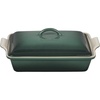 image:imageLe Creuset Stoneware Covered Rectangular Casserole 12 x 9 Nectar  4 qt 12 x 9Artichaut