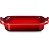 image:imageLe Creuset Stoneware Rectangular Dish with Platter Lid 3 qt NectarCerise
