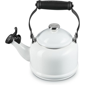 image:imageLe Creuset Enamel On Steel Demi Tea Kettle 125 qt NectarWhite