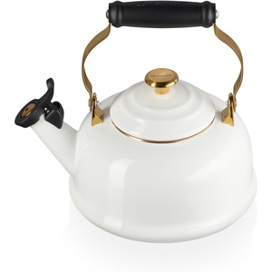 image:imageLe Creuset Enamel On Steel Whistling Tea Kettle 17 qt NectarWhiteGold