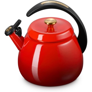 image:imageLe Creuset Enamel on Steel Cloche Kettle 22 qt NectarCeriseGold