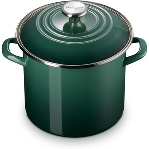 image:imageLe Creuset Enamel on Steel Traditional Stockpot 6 qt WhiteGoldArtichaut
