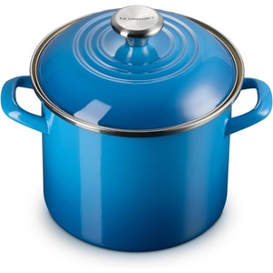 image:imageLe Creuset Enamel on Steel Traditional Stockpot 6 qt WhiteGoldMarseille
