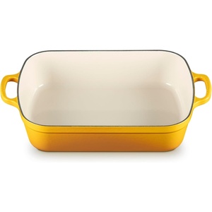 image:imageLe Creuset Enameled Cast Iron Rectangular Roaster 525 qt Nectar  525 qt 98 x 13Nectar
