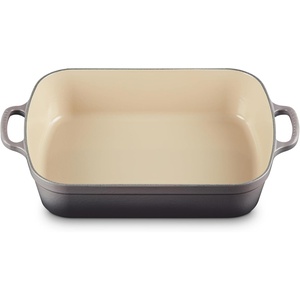 image:imageLe Creuset Enameled Cast Iron Rectangular Roaster 525 qt Nectar  525 qt 98 x 13Oyster