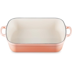 image:imageLe Creuset Enameled Cast Iron Rectangular Roaster 525 qt Nectar  525 qt 98 x 13Peche