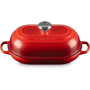 image:imageLe Creuset Enameled Cast Iron Round Bread Oven 95 inch LicoriceCrucibleCerise