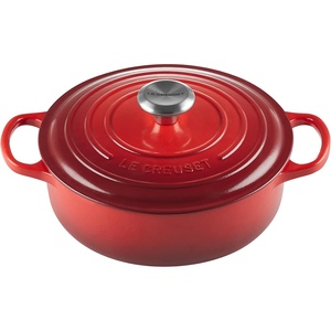 image:imageLe Creuset Enameled Cast Iron Round Wide Dutch Oven 35 qt NectarCerise