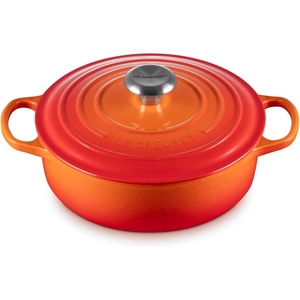 image:imageLe Creuset Enameled Cast Iron Round Wide Dutch Oven 35 qt NectarFlame