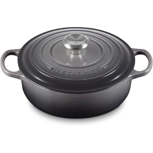image:imageLe Creuset Enameled Cast Iron Round Wide Dutch Oven 35 qt NectarOyster