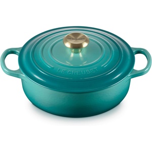 image:imageLe Creuset Enameled Cast Iron Round Wide Dutch Oven 35 qt NectarRiviera