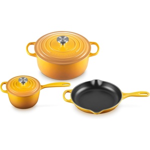 image:imageLe Creuset Enameled Cast Iron Signature Cookware Set 5 pc NectarNectarCrucible Knob