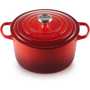 image:imageLe Creuset Enameled Cast Iron Signature Deep Round Oven 65 qt NectarCerise