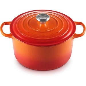 image:imageLe Creuset Enameled Cast Iron Signature Deep Round Oven 65 qt NectarFlame