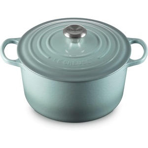 image:imageLe Creuset Enameled Cast Iron Signature Deep Round Oven 65 qt NectarSea Salt