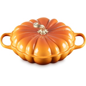 image:imageLe Creuset Enameled Cast Iron Signature Pumpkin Braiser 275 qt NectarPersimmon