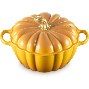 image:imageLe Creuset Enameled Cast Iron Signature Pumpkin Cocotte 4 qt NectarNectar