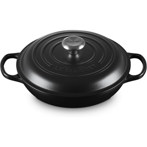 image:imageLe Creuset Enameled Cast Iron Signature Round Braiser 35 qt NectarLicorice