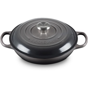 image:imageLe Creuset Enameled Cast Iron Signature Round Braiser 35 qt NectarOyster